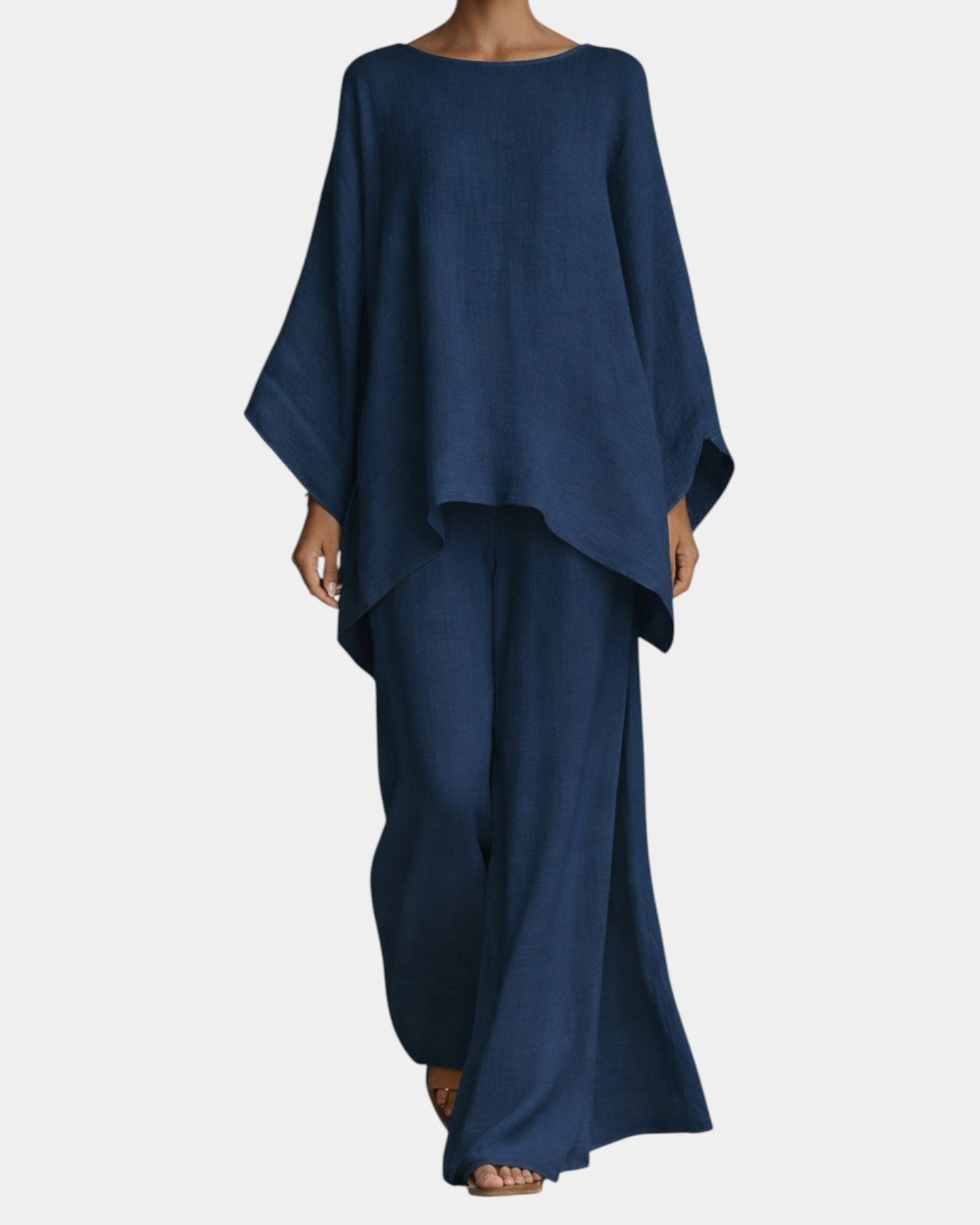 Mavie | Conjunto fluido de pantalón y blusa