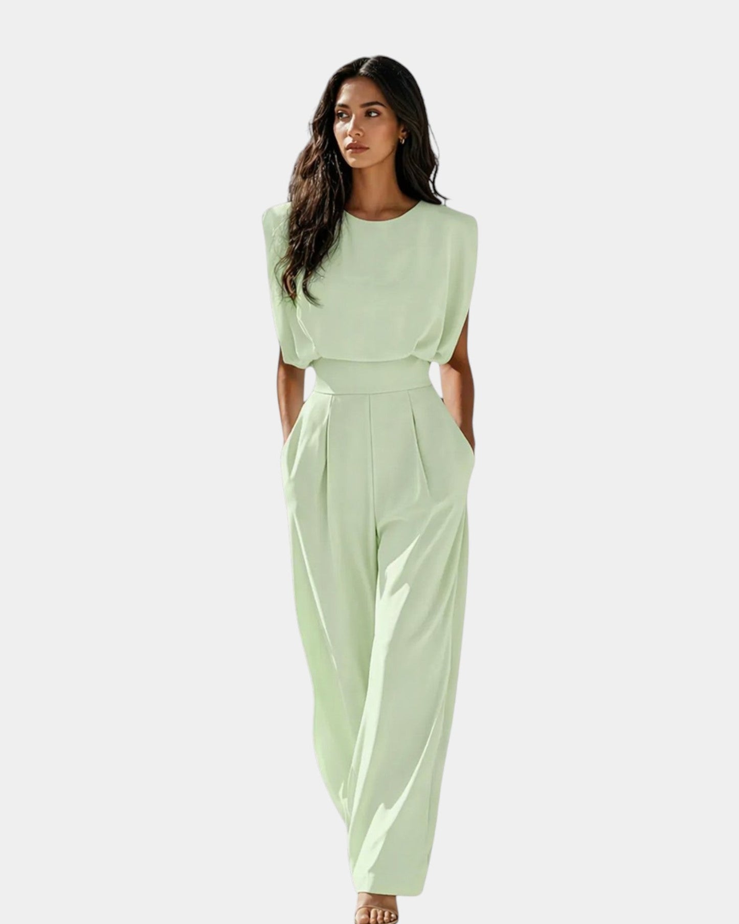 Aymeline | Mono elegante con cinturón