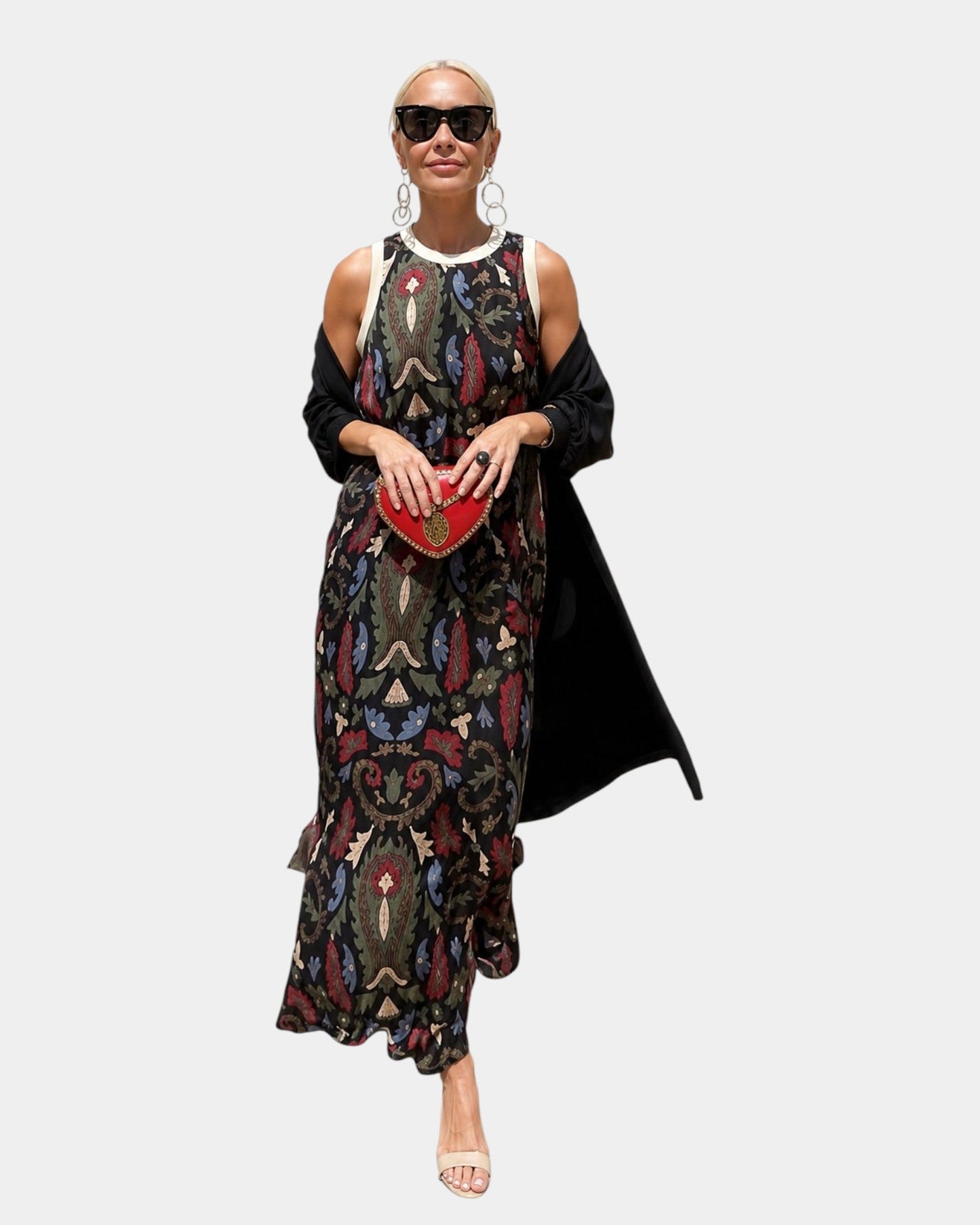 Lynette | Conjunto con vestido y chaleco ligero
