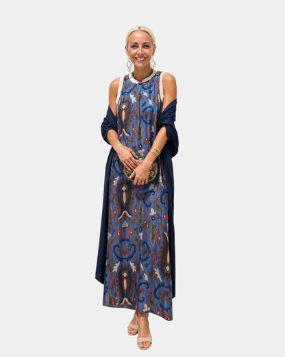 Lynette | Conjunto con vestido y chaleco ligero