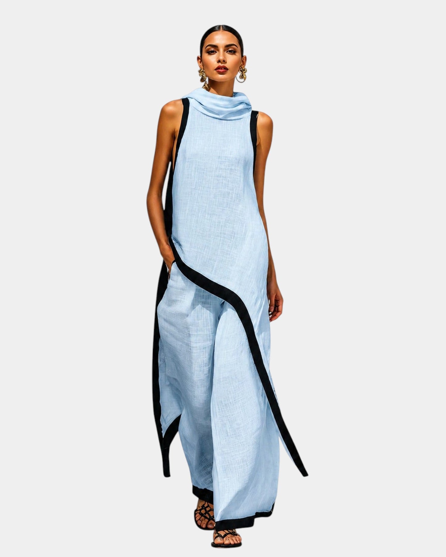 Nicaise | Conjunto elegante de pantalón y blusa