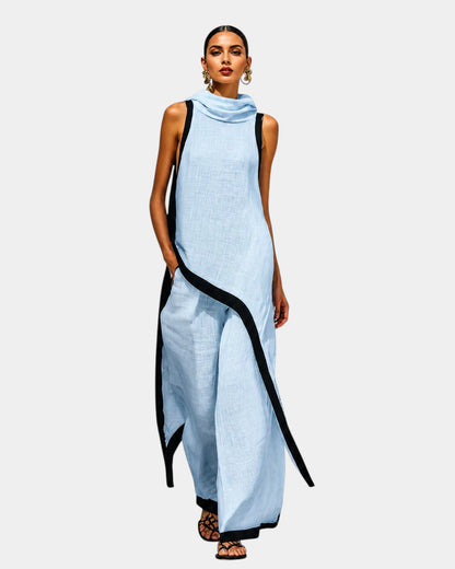 Nicaise | Conjunto elegante de pantalón y blusa