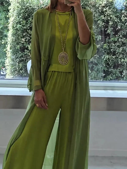 Conjunto de traje elegante y cómodo
