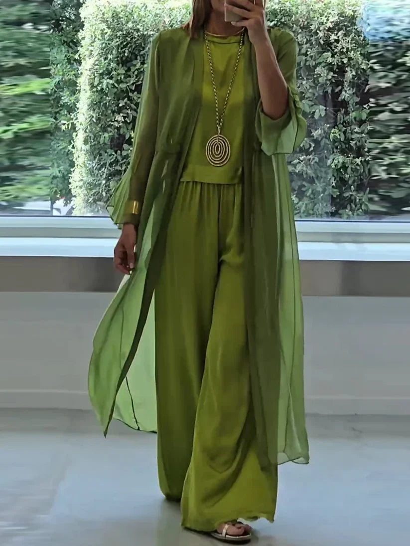 Conjunto de traje elegante y cómodo