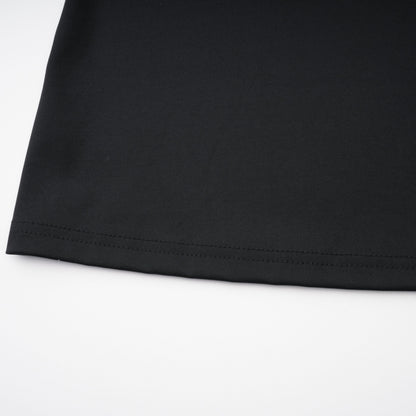 Vestido maxi negro con escote en ojo de cerradura