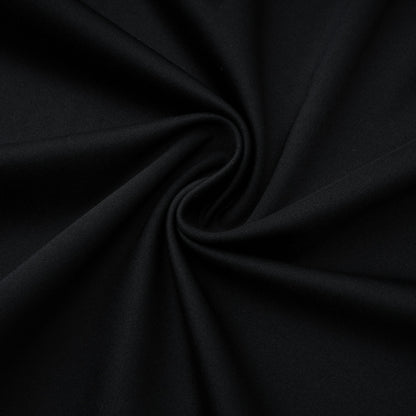 Vestido maxi negro con escote en ojo de cerradura
