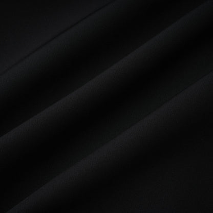 Vestido maxi con panel de encaje negro