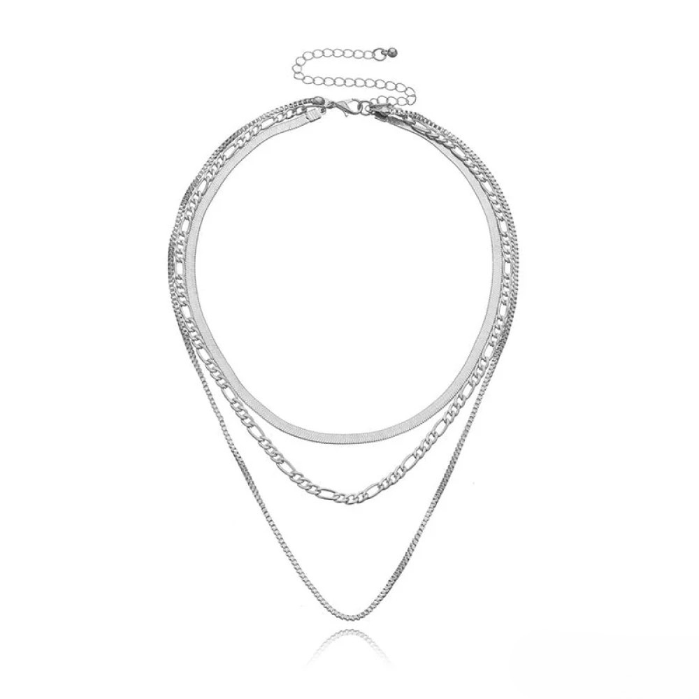 Collar vintage de tres capas