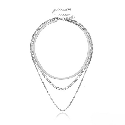 Collar vintage de tres capas