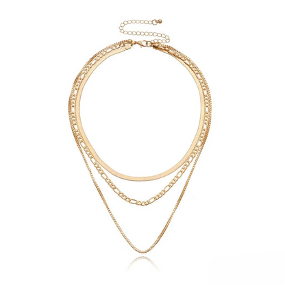 Collar vintage de tres capas