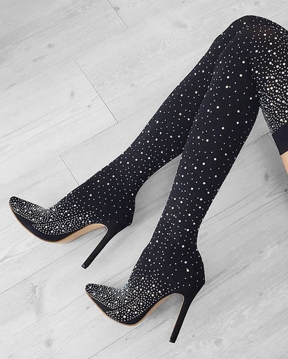 Mika Chrystal Tacones