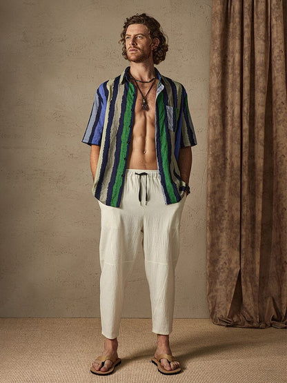Camisa de playa de algodón