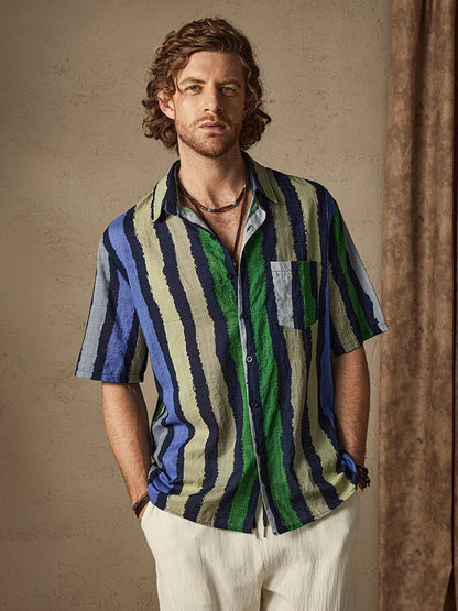 Camisa de playa de algodón