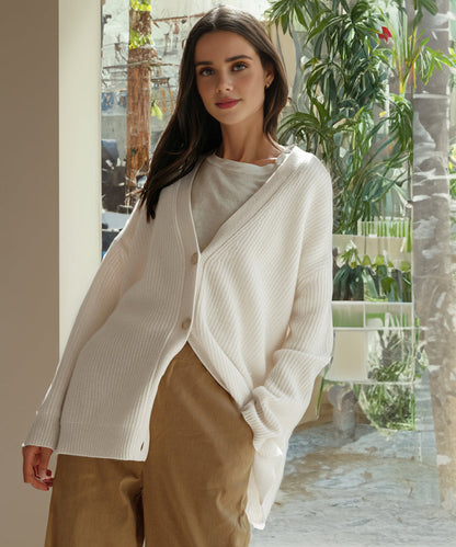 Chaqueta de punto oversized