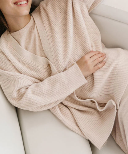 Chaqueta de punto oversized
