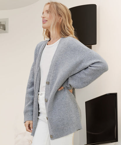 Chaqueta de punto oversized