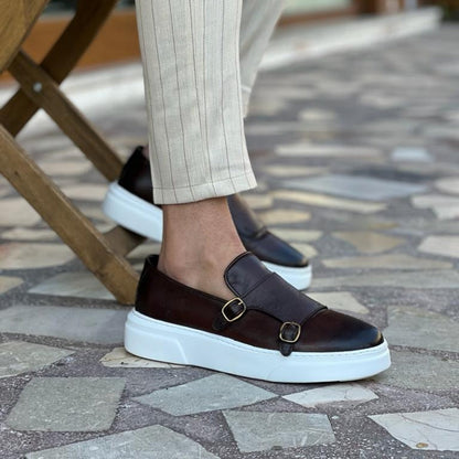 Mocasines de piel