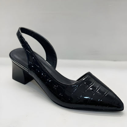 Wynn - Zapatos de tacón de punta ancha