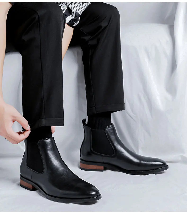 Botas Chelsea de estilo británico