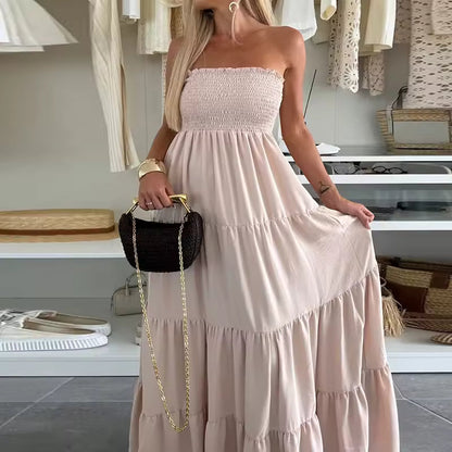 Vestido largo estilo bohemio
