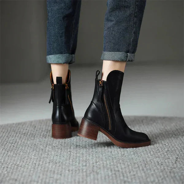 Botines de cuero