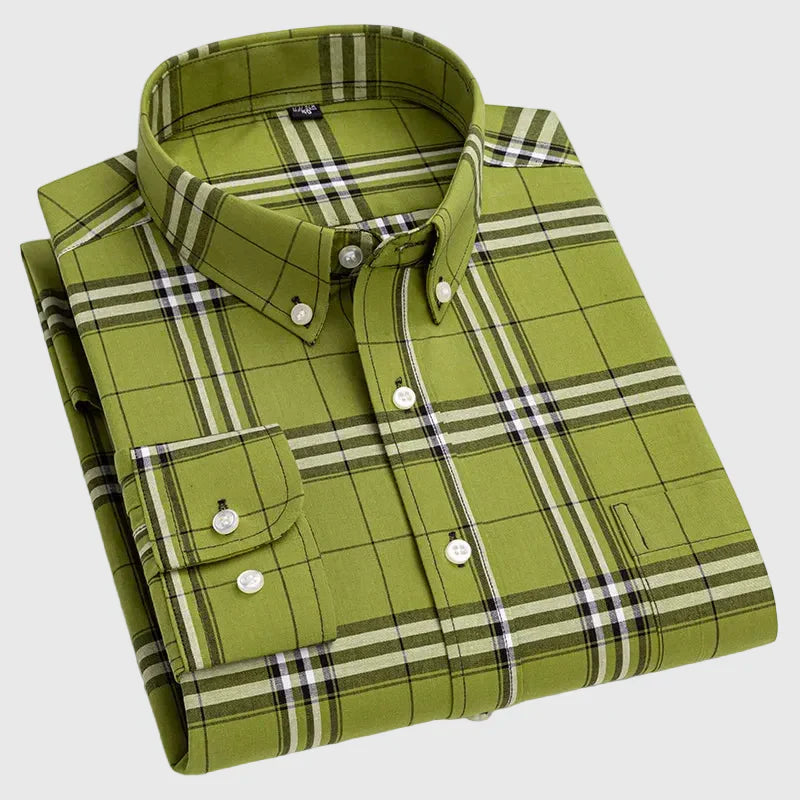 Robert | Blusa Clásica a Cuadros