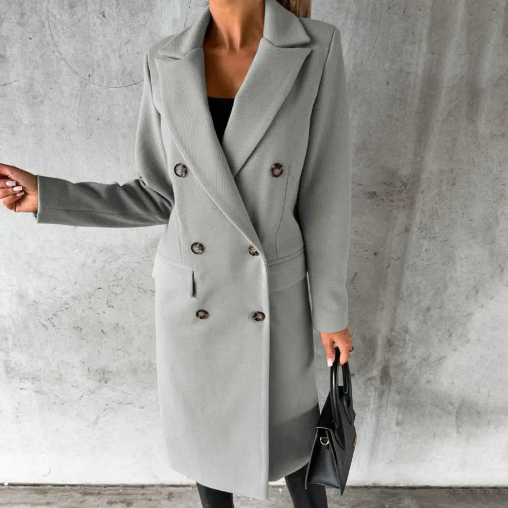 Abrigo Trench Doble Botonadura
