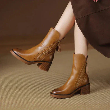 Botines de cuero