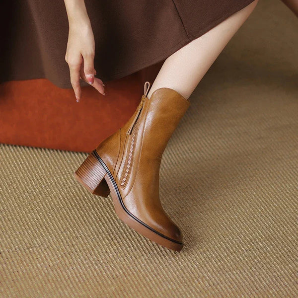 Botines de cuero