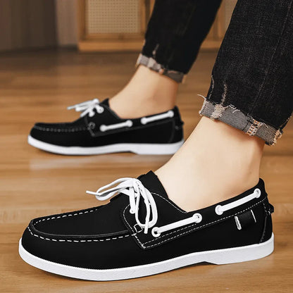 Mocasines de cuero