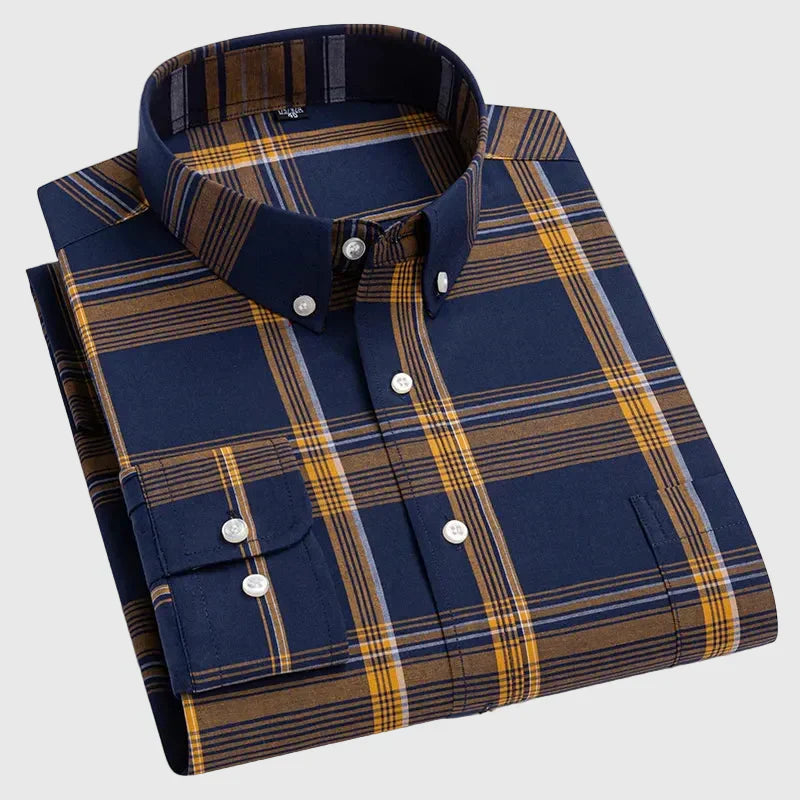 Robert | Blusa Clásica a Cuadros