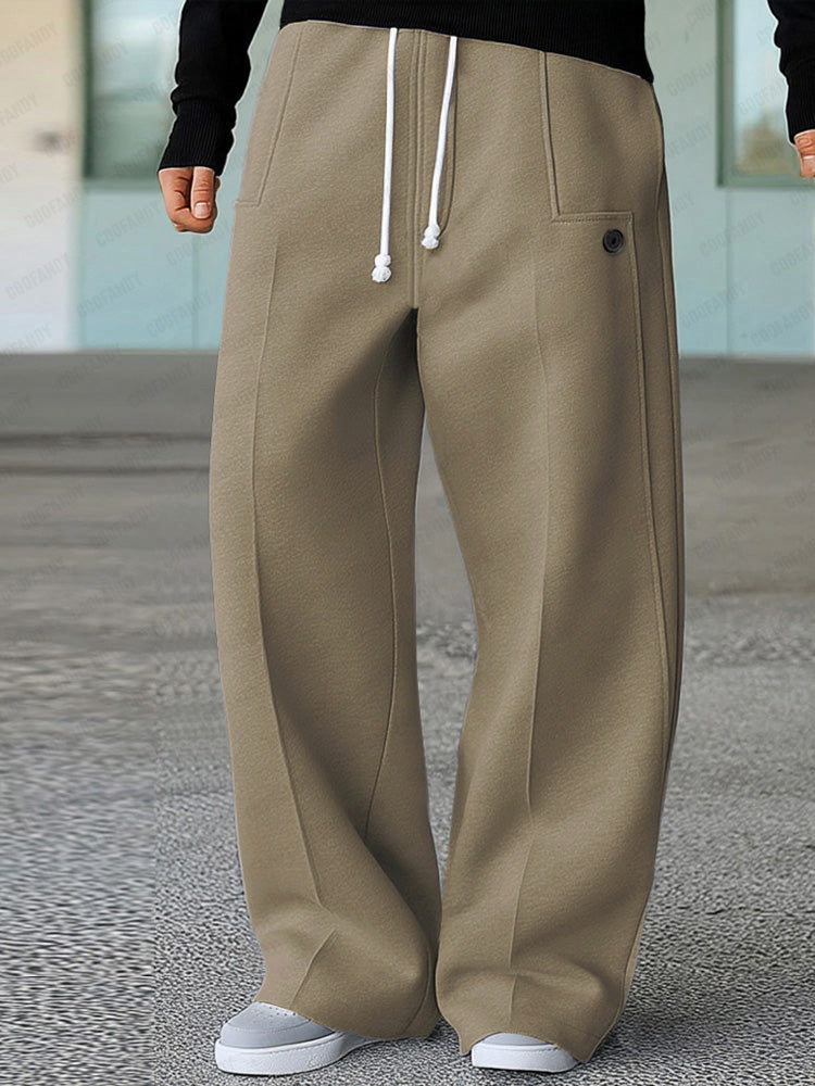 Pantalones de pierna ancha cómodos
