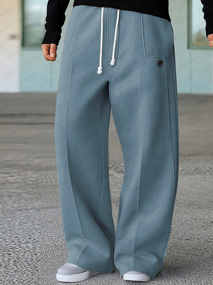 Pantalones de pierna ancha cómodos