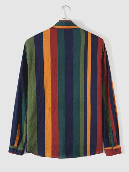Camisa de lino de manga larga