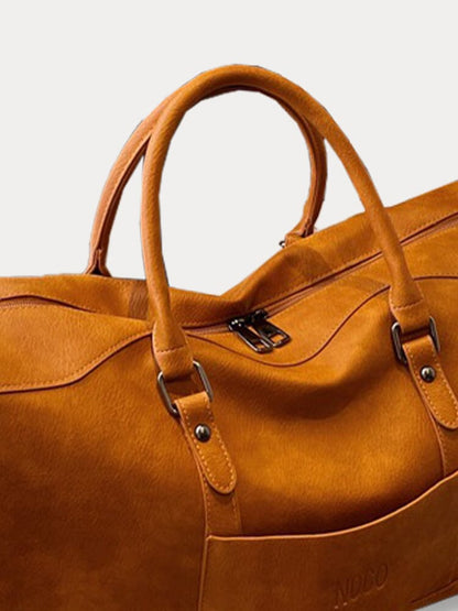 Bolsa duffel de cuero