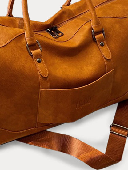 Bolsa duffel de cuero
