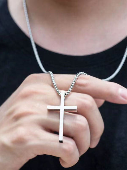 Collar con colgante de cruz