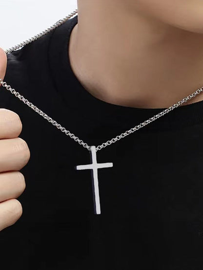 Collar con colgante de cruz