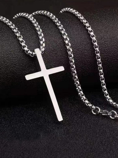 Collar con colgante de cruz