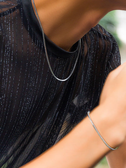 Conjunto de collar y pulsera