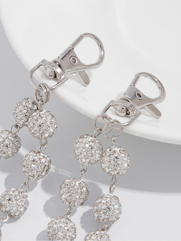 Llavero de strass estilo hip-hop