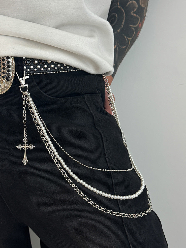 Cadena para pantalones con doble capa