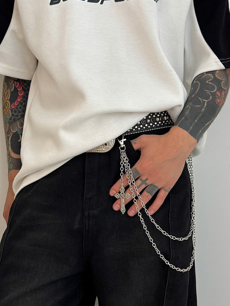 Cadena para pantalones con doble capa