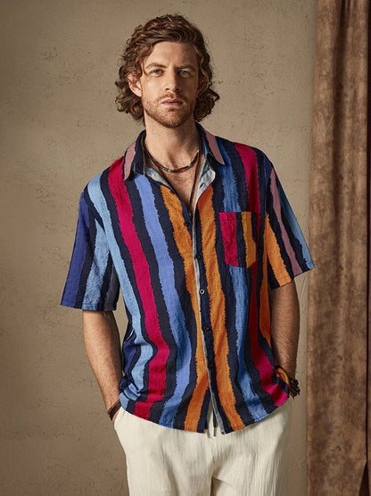 Camisa de playa de algodón