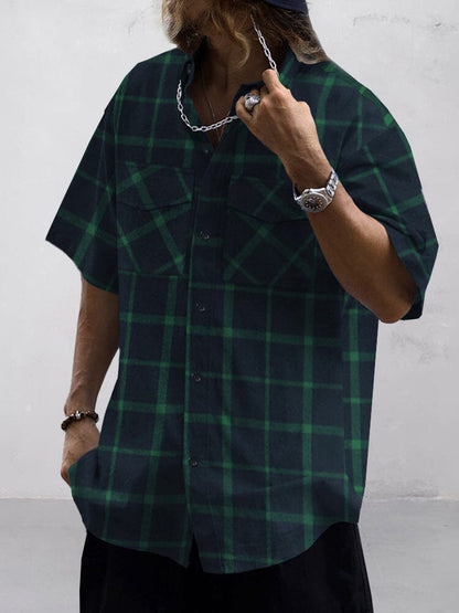 Camisa casual de cuadros