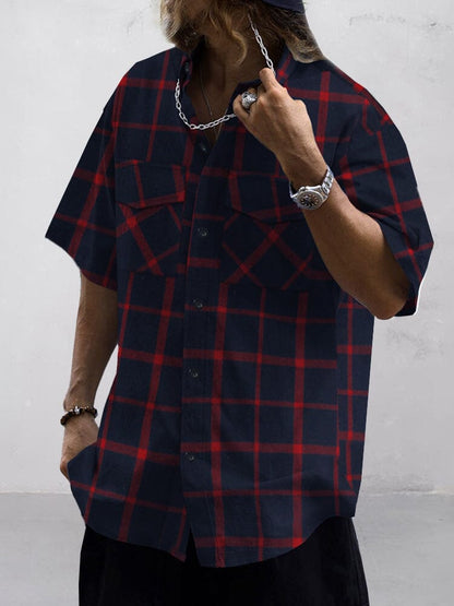 Camisa casual de cuadros