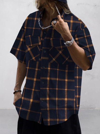 Camisa casual de cuadros