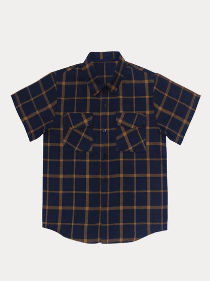 Camisa casual de cuadros