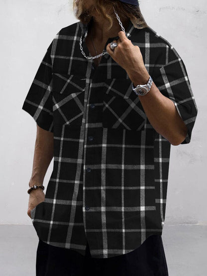 Camisa casual de cuadros