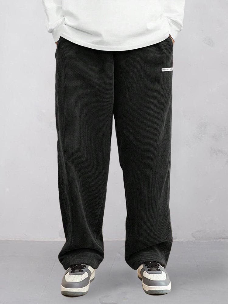 Pantalones rectos de pana esenciales